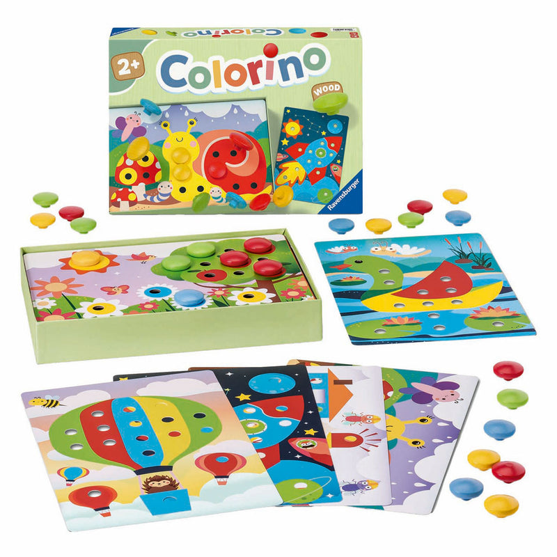 Load image into Gallery viewer, Ravensburger mijn houten colorino kinderspel
