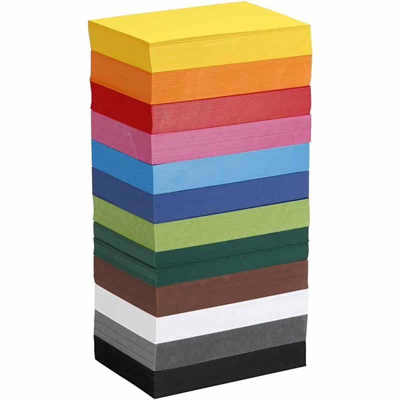 Afbeelding laden in galerijviewer, Https: www.cchobby.nl gekleurd-karton-a6-vel-105x148-mm-180-gr-diverse-kleuren-12x100-vel-1-doos
