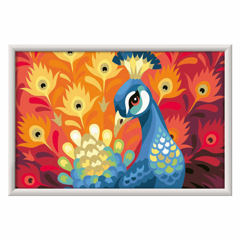 Load image into Gallery viewer, Ravensburger creart schilderen op nummer - trotse pauw
