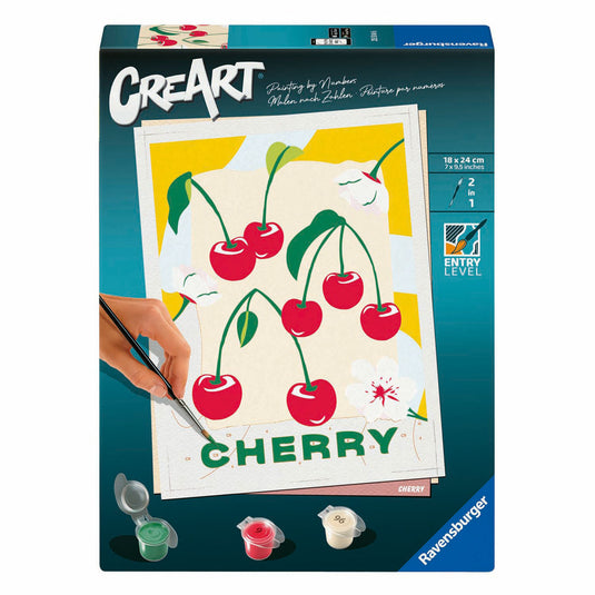 Ravensburger creart schilderen op nummer - kers