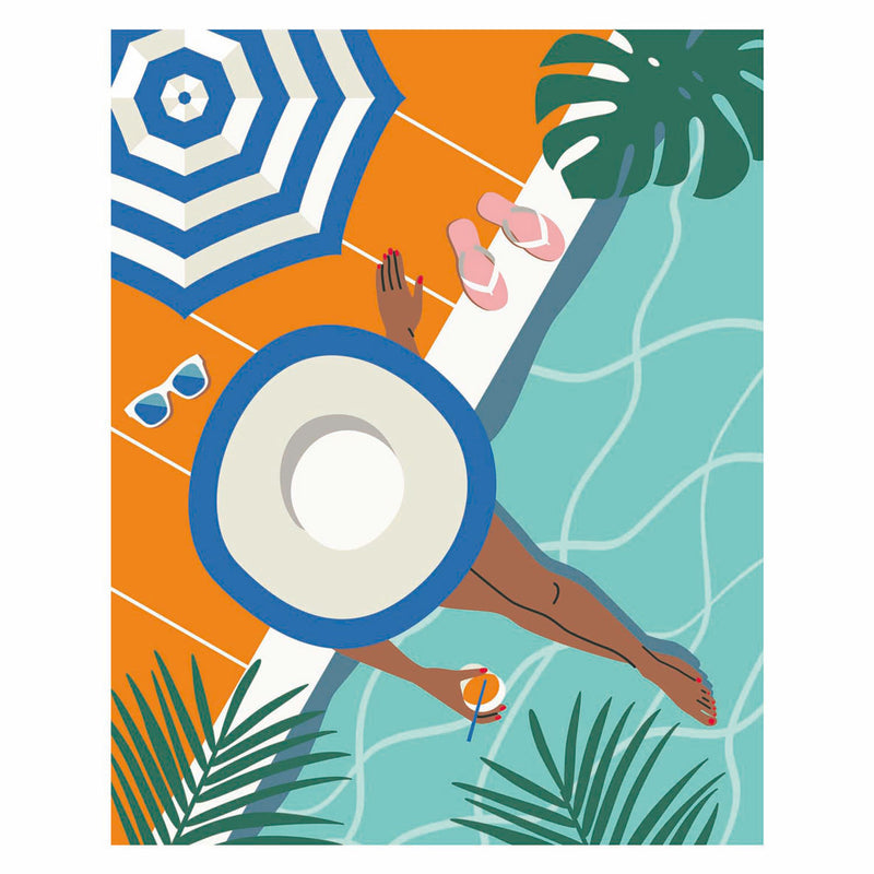 Load image into Gallery viewer, Ravensburger creart schilderen op nummer - zwembad
