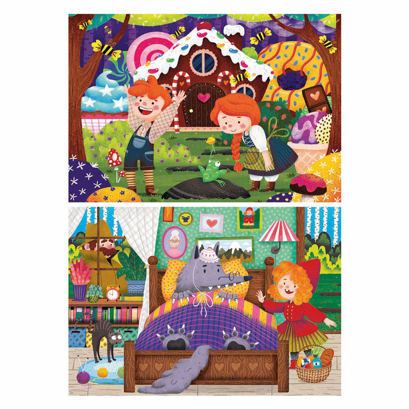 Load image into Gallery viewer, Ravensburger puzzel - sprookjes 2x12 stukjes
