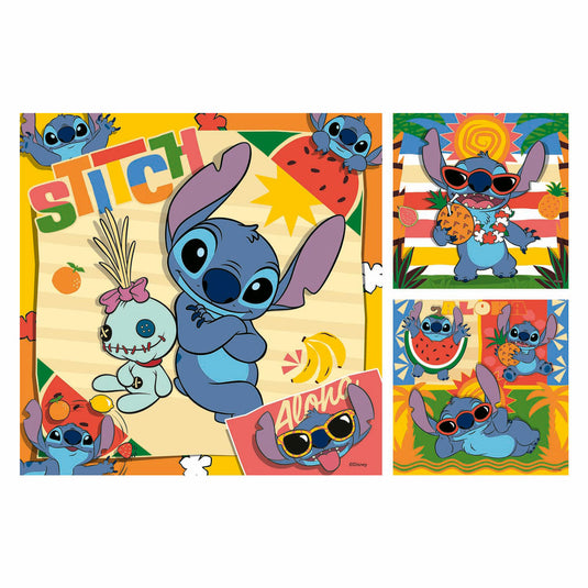 Ravensburger legpuzzel disney stitch, 3x49st.