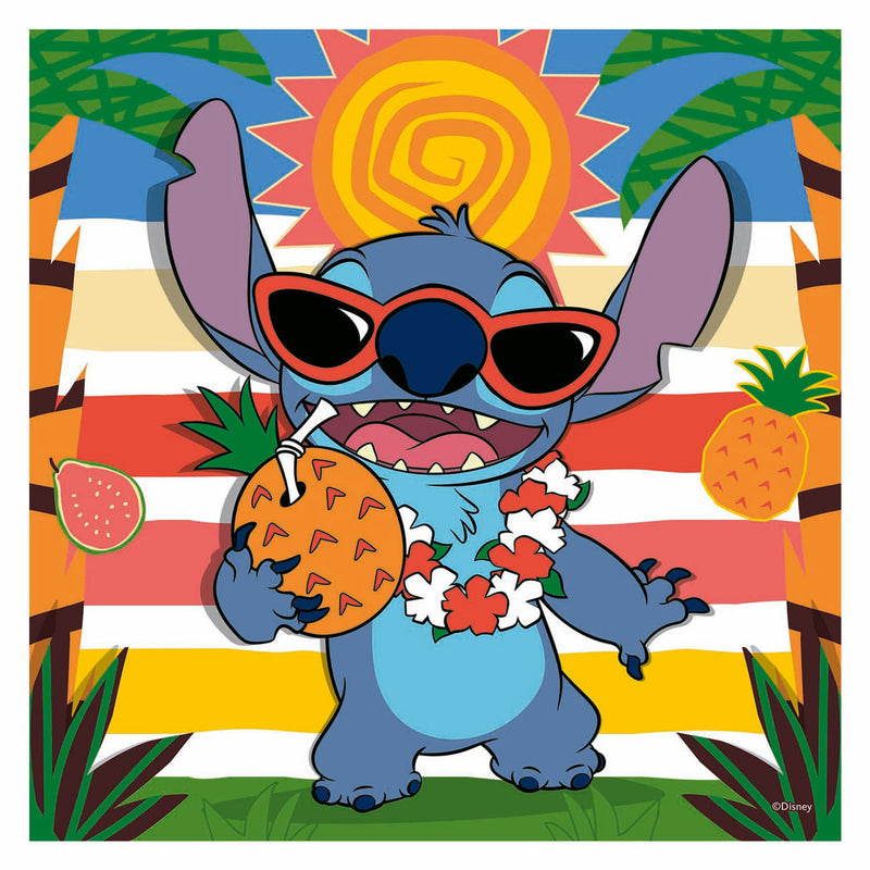 Load image into Gallery viewer, Ravensburger legpuzzel disney stitch, 3x49st.
