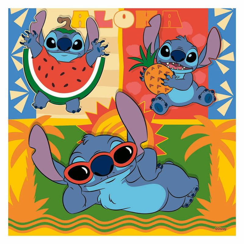 Load image into Gallery viewer, Ravensburger puzzel disney stitch 3x49st
