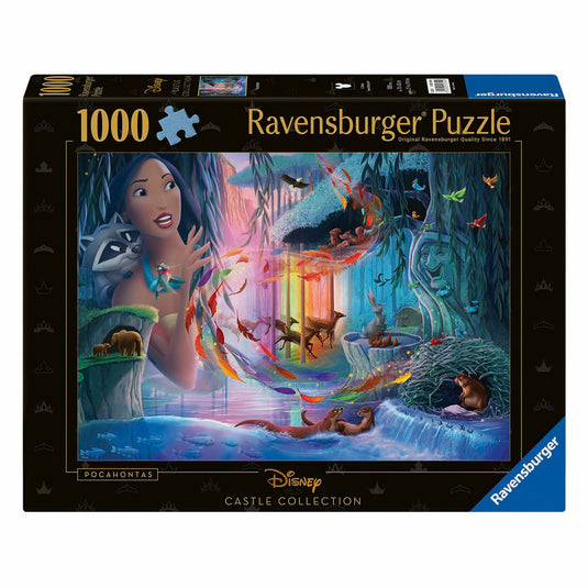 Ravensburger legpuzzel disney castles pocahontas, 1000st.