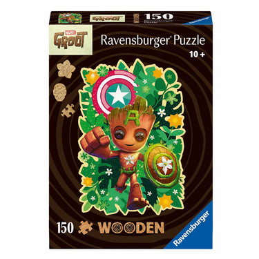 Ravensburger houten legpuzzel marvel groot, 150st.