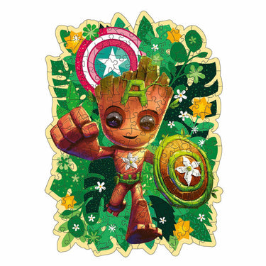 Ravensburger houten legpuzzel marvel groot, 150st.