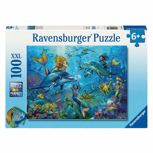 Ravensburger legpuzzel xxl zeemeermin, 100st.