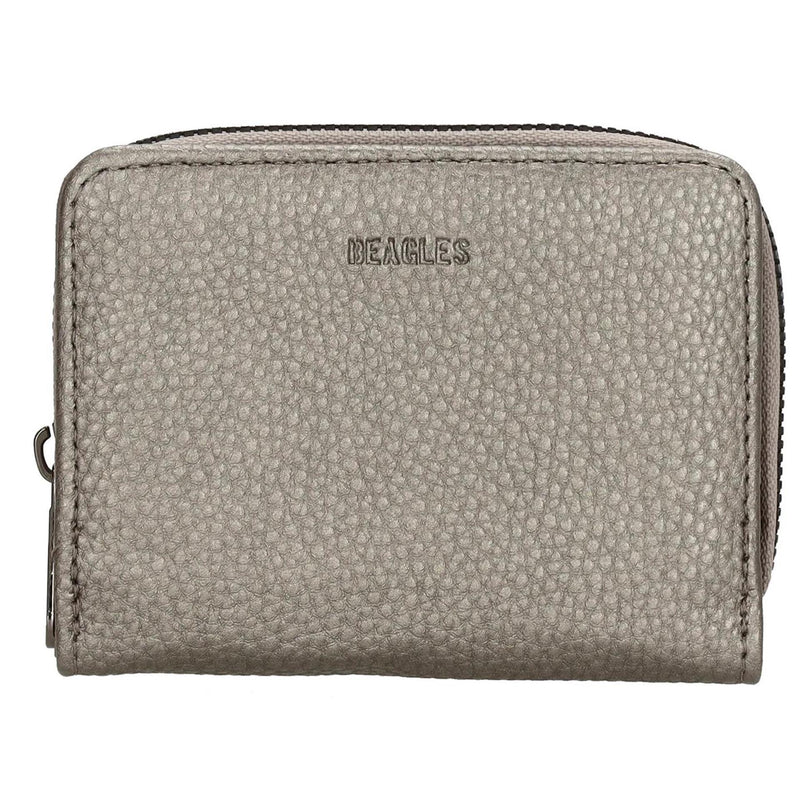 Afbeelding laden in galerijviewer, Beagles lizaso portemonnee - 990 donkerzilver 9x12x3cm polyester
