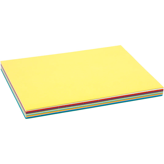 Colortime lentekarton, a5, vel 148x210 mm, 180 gr, diverse kleuren, 60 div vellen 1 doos