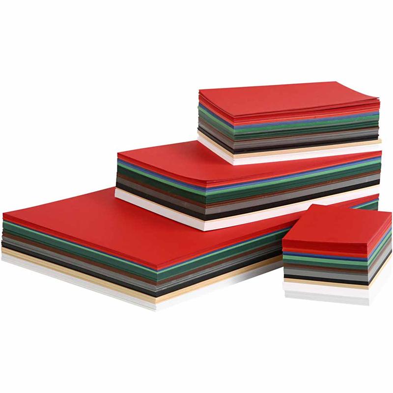 Load image into Gallery viewer, Https: www.cchobby.nl kerst-karton-a3-a4-a5-a6-180-gr-diverse-kleuren-1500-div-vellen-1-doos
