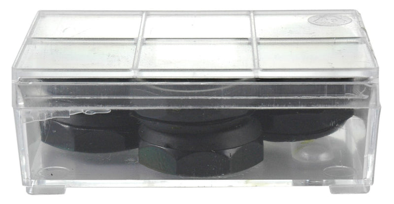 Load image into Gallery viewer, Bofix balhoofd open bovenmoer 22,2mm zwart (6st)

