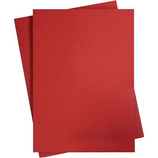 Gekleurd karton, a2, vel 420x594 mm, 180 gr, donkerrood, 10 vel 1 doos