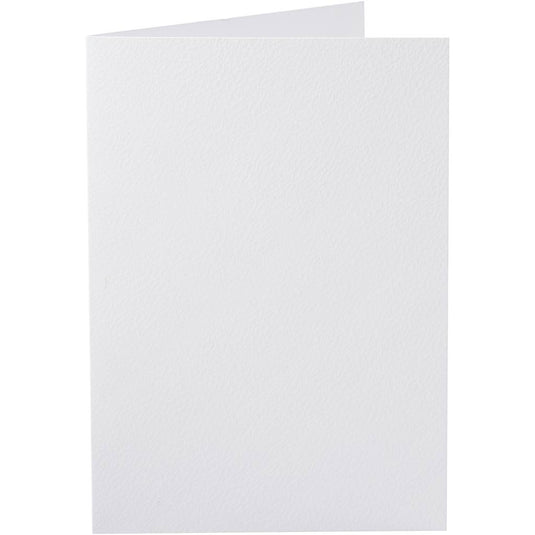 Creativ company kaarten, afmeting kaart 10,5x15 cm, 220 gr, wit, 10 stuk 1 doos