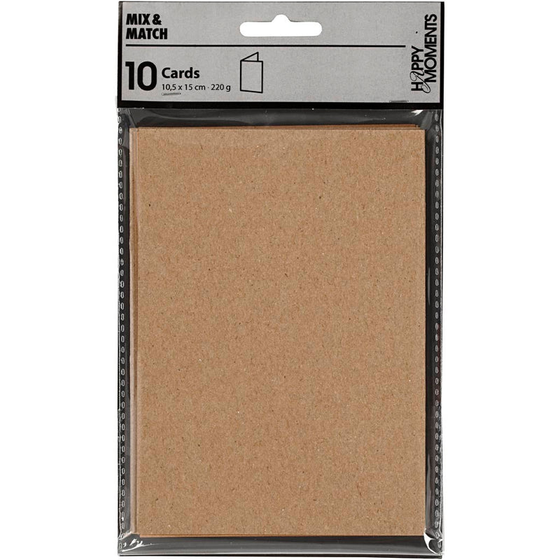 Load image into Gallery viewer, Kaarten, afmeting kaart 10,5x15 cm, 220 gr, naturel, 10 stuk 1 doos
