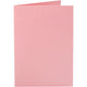 Kaarten, afmeting kaart 10,5x15 cm, 220 gr, roze, 10 stuk 1 doos