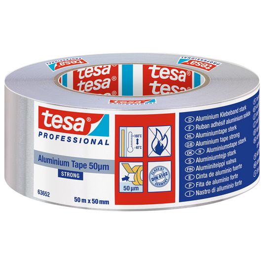 Tesa professional 1002625 - tesa alu.tape 50mmx50m | 18 stuks