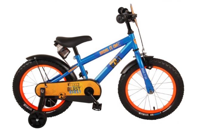 Load image into Gallery viewer, NERF Kinderfiets - Jongens - 16 inch - Satijn Blauw
