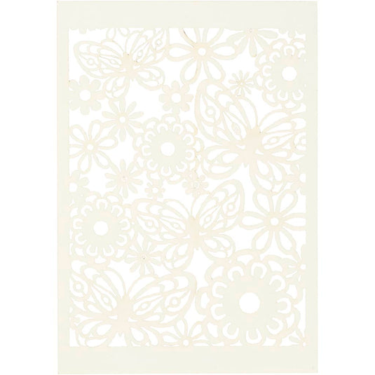 Creativ company patroonkarton, vel 10,5x15 cm, 200 gr, off-white, 10 stuk 1 doos