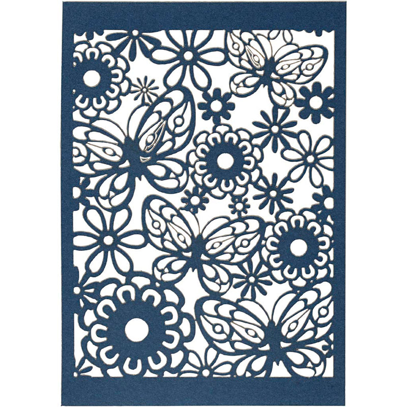 Load image into Gallery viewer, Creativ company patroonkarton, vel 10,5x15 cm, 200 gr, blauw, 10 stuk 1 doos
