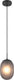 Trio facette - hanglamp - zwart mat - excl. 1x e27 4 w - plafondbevestiging - in hoogte verstelbaar