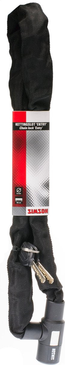 Simson Kettingslot Entry 6x90 Zwart