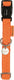 Macleather halsband oranje