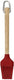 Kitchenaid invetkwast, bakkwast, 29 cm, siliconen, bamboe, rood, hittebestendig -