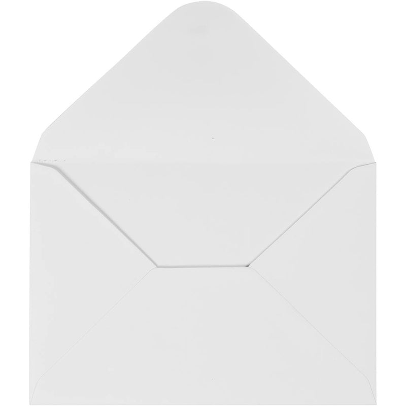 Load image into Gallery viewer, Creativ company enveloppen, afmeting envelop 11,5x16 cm, 110 gr, wit, 10 stuk 1 doos

