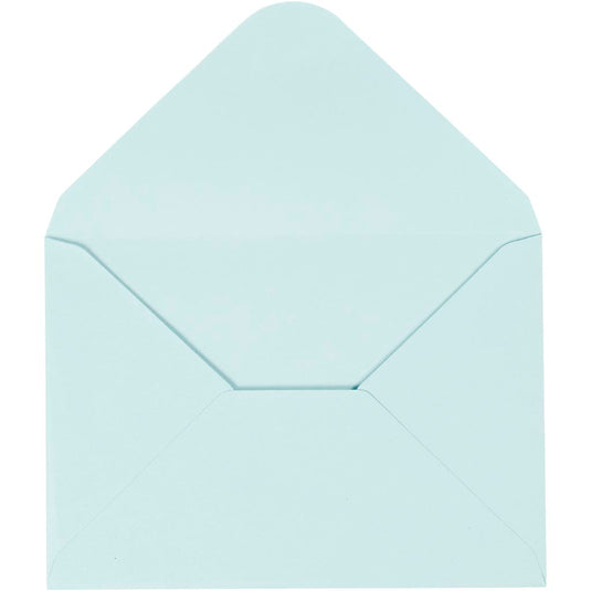 Creativ company enveloppen, afmeting envelop 11,5x16 cm, 110 gr, lichtblauw, 10 stuk 1 doos