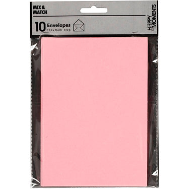 Http: www.cchobby.nl enveloppen-afmeting-envelop-11-5x16-cm-110-lichtrood-10-stuk-1-doos