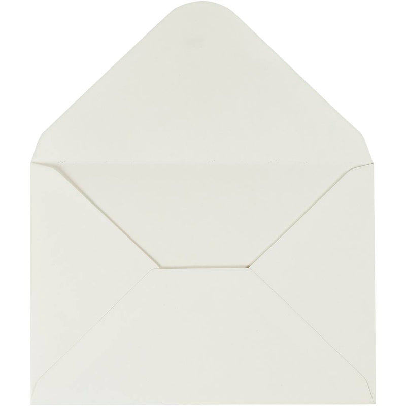 Load image into Gallery viewer, Creativ company enveloppen, afmeting envelop 11,5x16 cm, 110 gr, off-white, 10 stuk 1 doos
