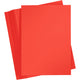 Gekleurd karton, a4, vel 210x297 mm, 180 gr, rood, 100 vel 1 doos