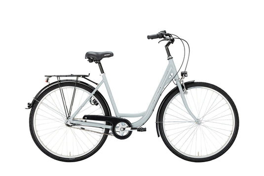 Excelsior stadsfiets road cruiser alu mod. 24 bike excel.road cruiser 28 51 low entry 3sp grey