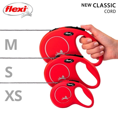 Load image into Gallery viewer, Flexi rollijn classic cord rood

