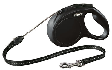 Flexi producten rollijn new classic band zwart m 5 meter tot 25kg