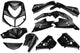 Edge plaatset 13-delig voor peugeot speedfight 2 - metallic zwart