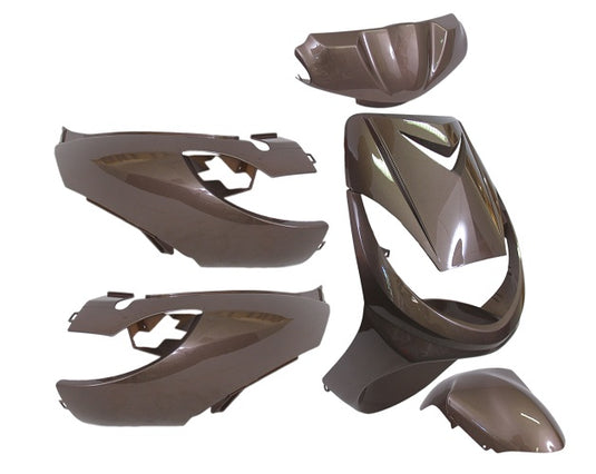 Edge plaatset 6-delig voor peugeot vivacity tot bouwjaar 2008 - audi bruin