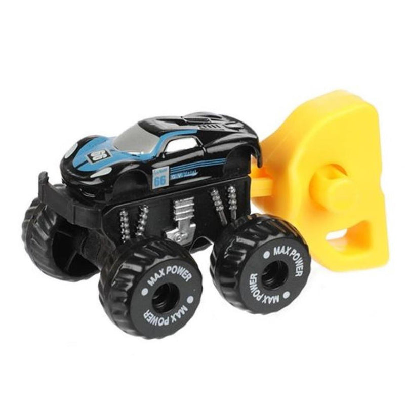 Load image into Gallery viewer, Toi-toys turbo racers monster truck met afschieter in ei
