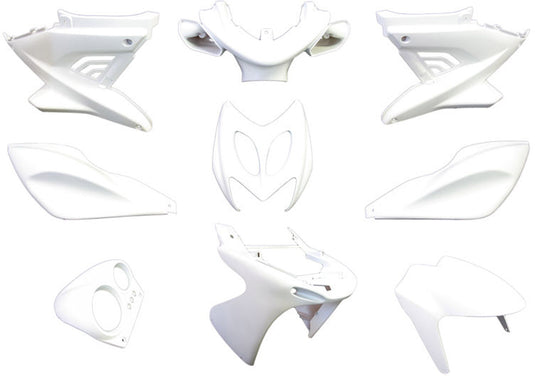 Edge plaatset 9-delig voor yamaha aerox tot bouwjaar 2014 - mat wit
