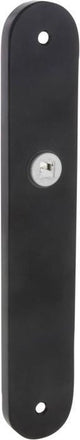 Impresso schild blind, rond 230 x 9 x 40 mm zwart