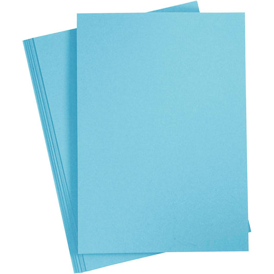 Creativ company karton, a4, vel 210x297 mm, 220 gr, lichtblauw, 10 stuk 1 doos