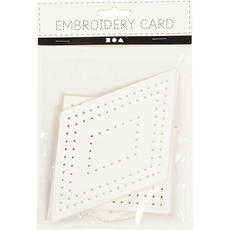 Load image into Gallery viewer, Creativ company https: www.cchobby.nl kruissteken-karton-geometrisch-afm-10-17-cm-wit-20-stuk-1-doos
