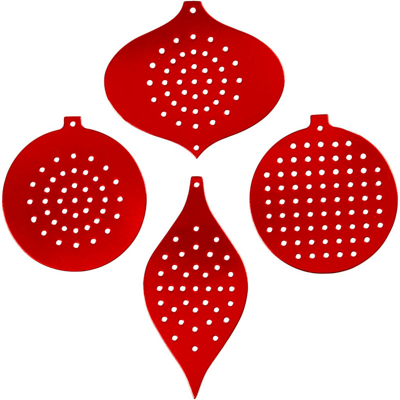 Afbeelding laden in galerijviewer, Https: www.cchobby.nl kruissteken-karton-kersdecoratie-h-8-5-12-cm-gatgrootte-3-mm-metallic-rood-8-stuk-1-doos
