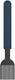 Mepal bakkwast chef it - 22 cm - bakkwast siliconen - hittebestendige silliconen: tot 250°c - vaatwasmachinebestendig - keukengerei - navy