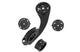 Trivio - stuurhouder garmin wahoo bryton ø31.8mm (+shim ø25.4 22.2mm) aluminium zwart