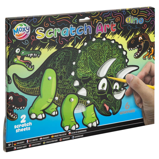 Creative craft group scratch kunst dieren - b