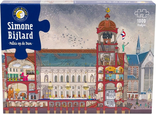 Simone bijlard puzzels simone bijlard puzzel - paleis op de dam - 1000 stukjes