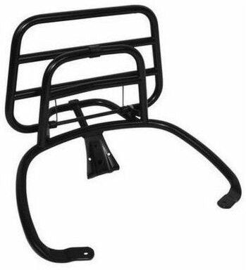 Piaggio achterdrager opklapbaar vespa primavera sprint mat zwart origineel